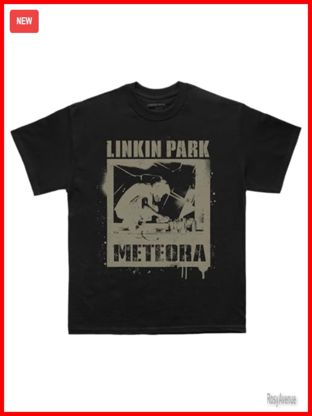 Meteora Album Graphic Print Cotton Crewneck Tee